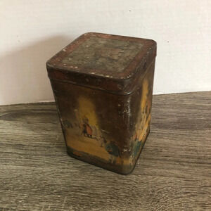 Vtg Lipton Tea Tin with Elephant